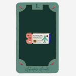 Adventure Awaits Ticket Metal Tag