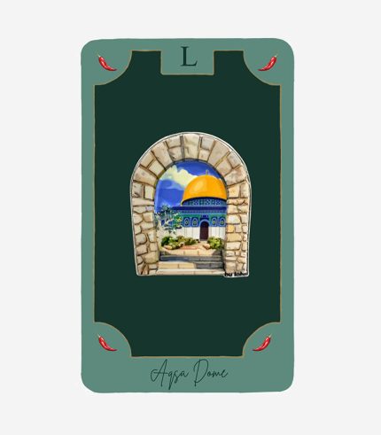 Aqsa Dome Metal Tag