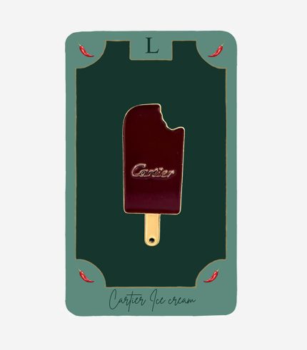 Cartier Ice Cream Metal Tag