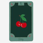 Cherry Metal Tag