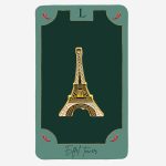 Eiffel Tower Metal Tag