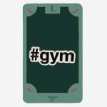 #Gym Metal Tag