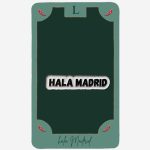 Hala Madrid Metal Tag