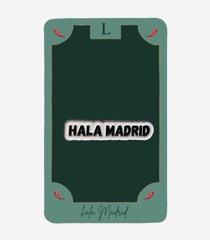 Hala Madrid Metal Tag