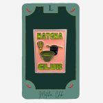 Matcha Club Metal Tag
