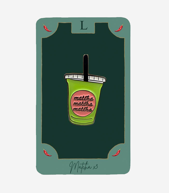Matcha x3 Matcha Matcha Matcha Metal Tag - Image 1