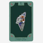Palestine Map 2 Metal Tag
