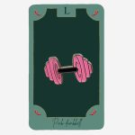 Dumbbell Metal Tag