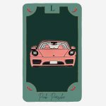Porsche Metal Tag