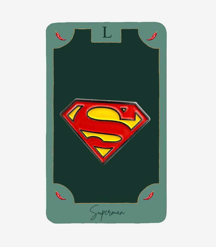 Superman SuperMan Logo Metal Tag - Image 1