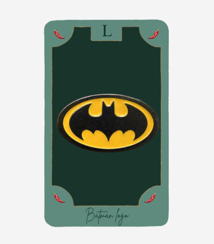 Batman Logo Metal Tag